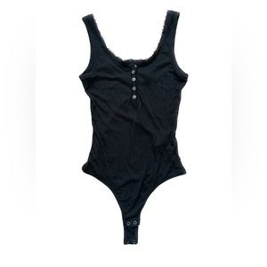 Black Tank-Top Bodysuit